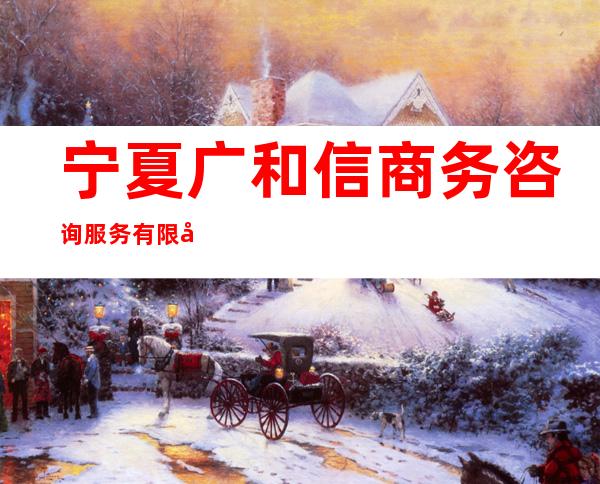 宁夏广和信商务咨询服务有限公司